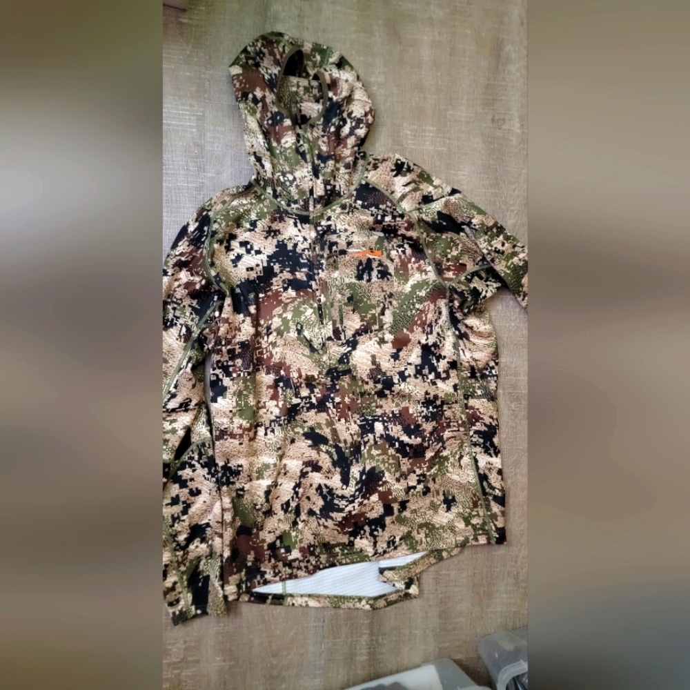Sitka Optifade Subalpine 1/4 zip Hoodie 2XL